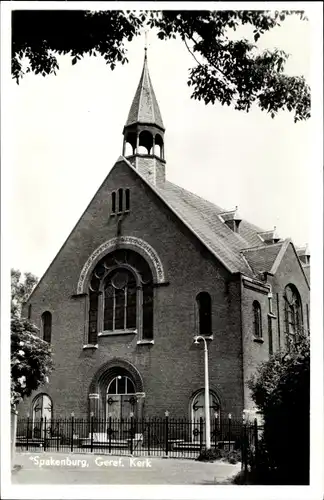 Ak Spakenburg Utrecht Niederlande, Geref. Kerk