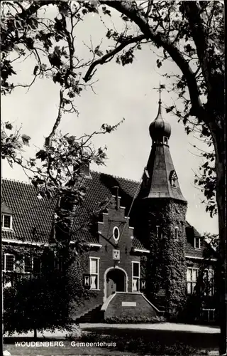 Ak Woudenberg Utrecht Niederlande, Gemeentehuis