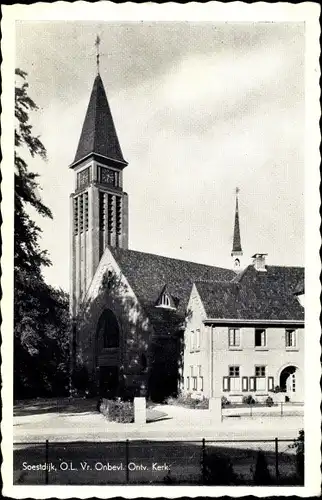 Ak Soestdijk Utrecht Niederlande, O. L. Vr. Onbevl. Ontv. Kerk