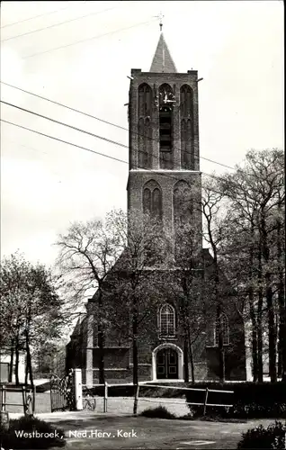 Ak Westbroek Utrecht Niederlande, Ned. Herv. Kerk