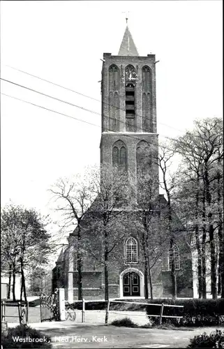 Ak Westbroek Utrecht Niederlande, Ned. Herv. Kerk