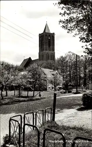 Ak Westbroek Utrecht Niederlande, Ned. Herv. Kerk
