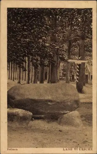 Ak Lage Vuursche Baarn Utrecht Niederlande, Dolmen