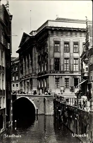 Ak Utrecht, Stadhuis, Brug