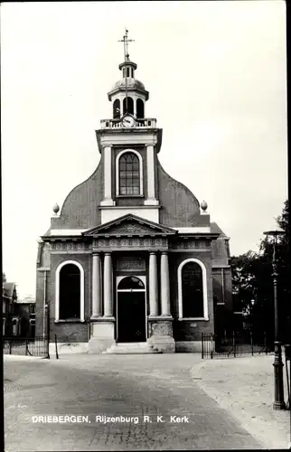 Ak Driebergen Utrecht Niederlande, Rijzenburg, R. K. Kerk