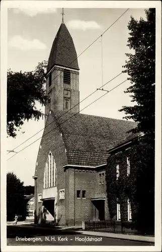 Ak Driebergen Utrecht Niederlande, Ned. Herv. Kerk, Hoofdstraat