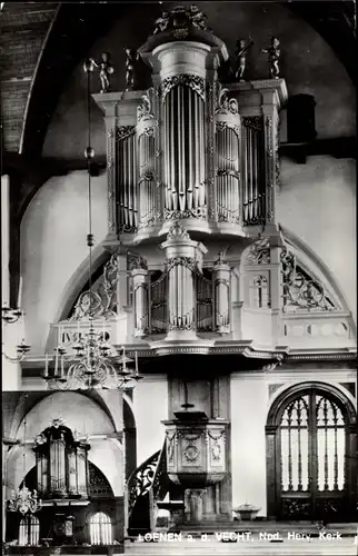 Ak Loenen aan de Vecht Utrecht, Ned. Herv. Kerk, Orgel