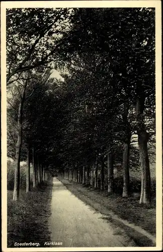 Ak Soesterberg Utrecht Niederlande, Kerklaan