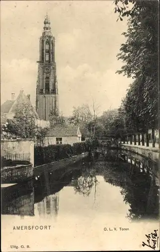 Ak Amersfoort Utrecht Niederlande, O.L.V. Toren