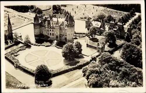 Ak Haarzuilens Vleuten Utrecht Niederlande, Kasteel de Haar, Luftbild