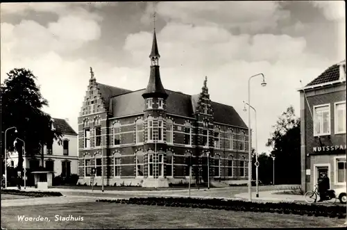 Ak Woerden Utrecht Niederlande, Stadhuis