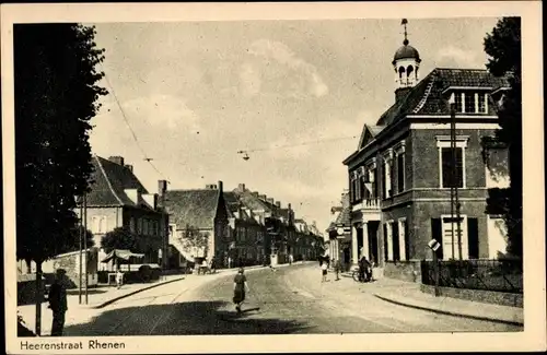 Ak Rhenen Utrecht, Heerenstraat, Straßenpartie
