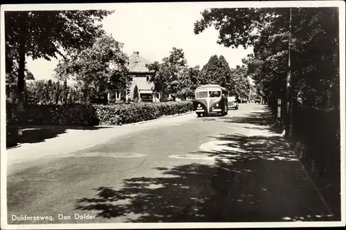 Ak Den Dolder Utrecht Niederlande, Dolderseweg, Bus