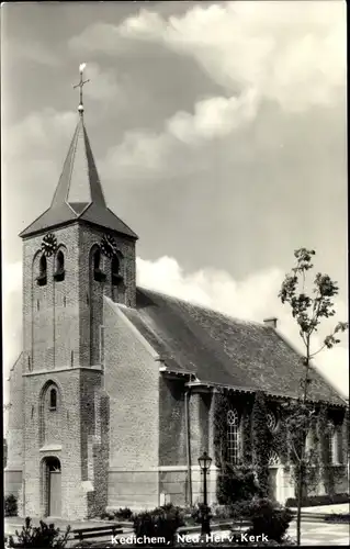 Ak Kedichem Vijfheerenlanden Utrecht Niederlande, Ned. Herv. Kerk