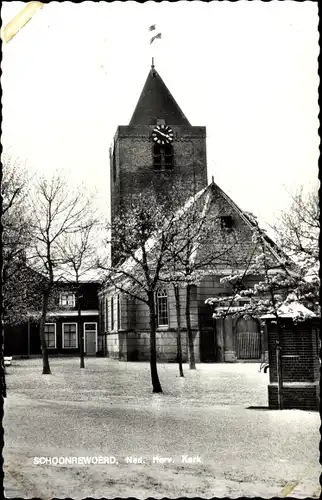 Ak Schoonrewoerd Utrecht Niederlande, Ned. Herv. Kerk