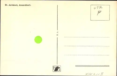 Künstler Ak Amersfoort Utrecht Niederlande, St. Joriskerk