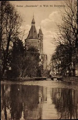 Ak Wijk bij Duurstede Utrecht, Ruine van het Kasteel Duurstede