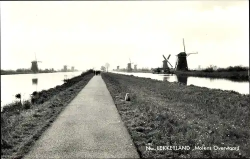 Ak Nieuw Lekkerland Molenlanden Südholland, Molens Overwaard