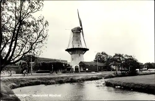 Ak Wateringen Südholland, Molenzicht Windlust
