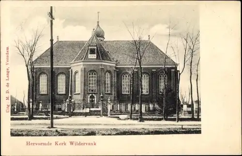 Ak Wildervank Groningen Niederlande, Hervormde Kerk