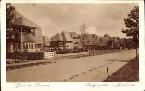 Ak Bussum Nordholland Niederlande, Burgemeester 's Jacoblaan