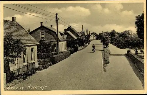 Ak Rockanje aan Zee Südholland Niederlande, Zeeweg