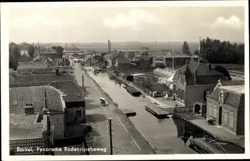 Ak Berkel Südholland, Panorama Rodenrijscheweg