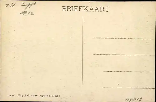 Ak Alphen aan den Rijn Südholland, Villa Nuova