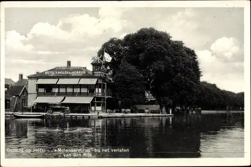 Ak Oudshoorn Südholland Niederlande, Hotel 's Molenaarsbrug