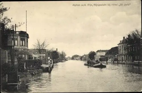 Ak Alphen aan den Rijn Südholland, Rijngezicht bij Hotel St Joris