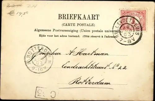 Passepartout Ak Hellevoetsluis Südholland, Westzandijk