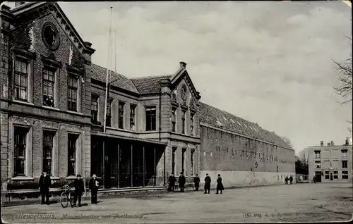 Ak Hellevoetsluis Südholland, Marine Cantine en Postkantoor