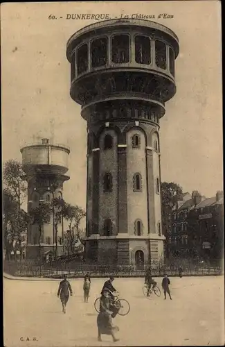 Ak Dunkerque Dünkirchen Nord, Les Chateaux d'Eau