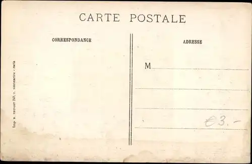 Ak Prosnes Marne, Les ruines de l'Eglise, Kriegszerstörungen, I. WK
