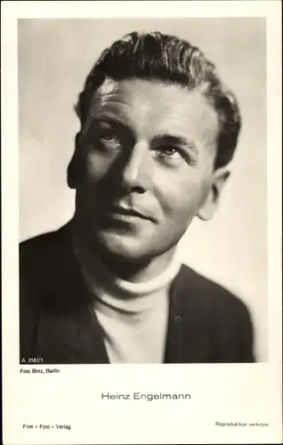 Ak Schauspieler Heinz Engelmann, Portrait