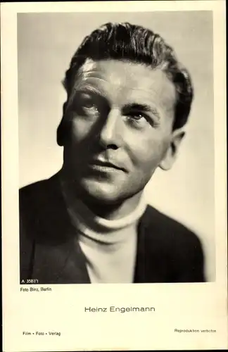 Ak Schauspieler Heinz Engelmann, Portrait