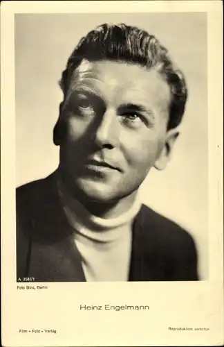 Ak Schauspieler Heinz Engelmann, Portrait