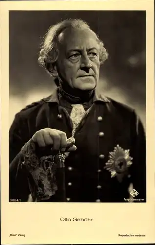 Ak Schauspieler Otto Gebühr, Portrait