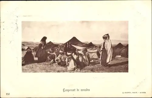 Ak Campement de nomades, Nomaden, Zelte