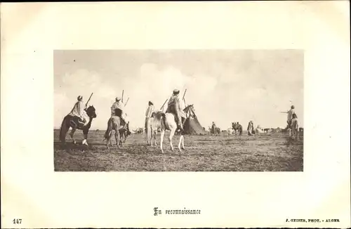 Ak En reconnaissance, Arabische Krieger