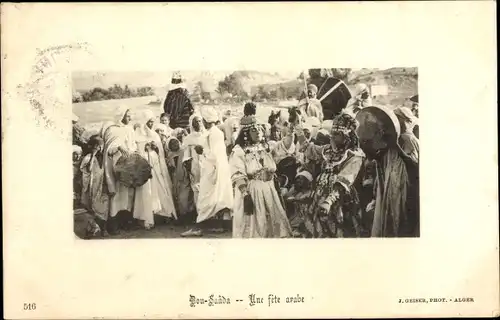 Ak Bou Suada, Une fete arabe, Arabisches Fest
