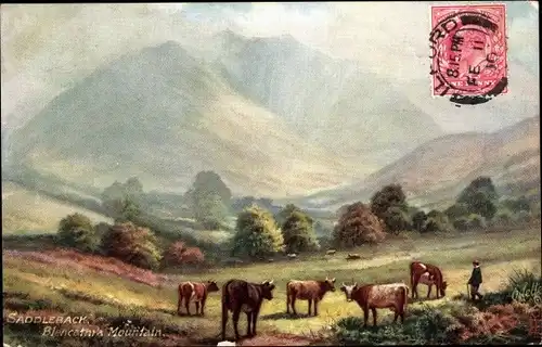 Ak Lake District Cumbria England, Blencathra, Saddleback