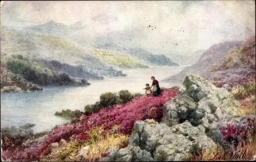 Künstler Ak Wimbush, Schottland, Loch Voil