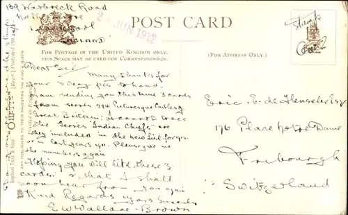 Ak Corfe South West England, Blick nach Corfe Castle