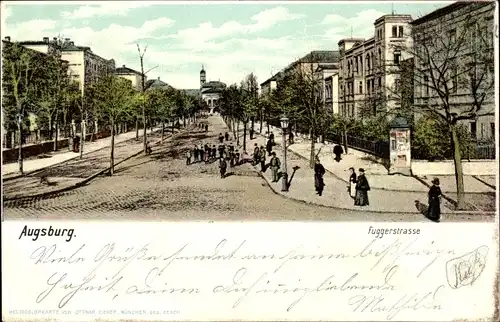 Litho Augsburg in Schwaben, Fuggerstraße