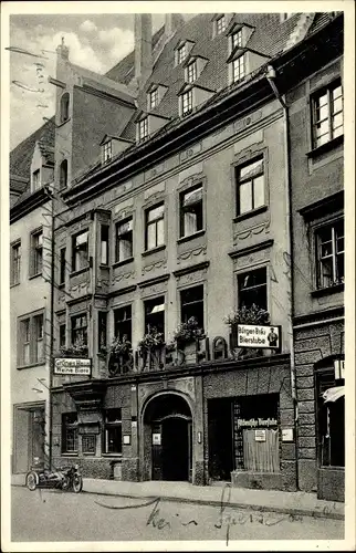 Ak Augsburg in Schwaben, Gasthaus Grünes Haus