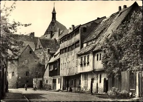 Ak Freiberg in Sachsen, Alte Gerberhäuser am Mühlgraben