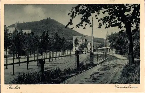 Ak Görlitz in der Lausitz, An der Landeskrone