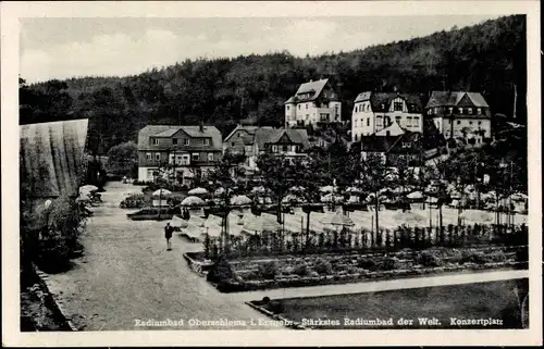 Ak Oberschlema Bad Schlema im Erzgebirge, Konzertplatz