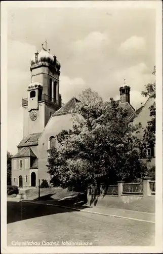 Ak Crimmitschau in Sachsen, Johanniskirche